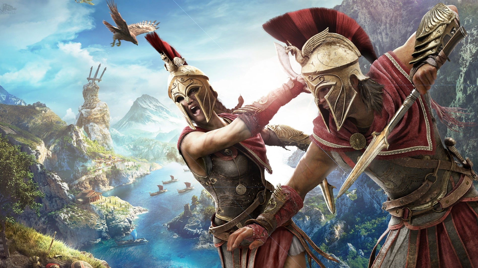 Image for Assassin's Creed Odyssey physical sales down 25% on Origins