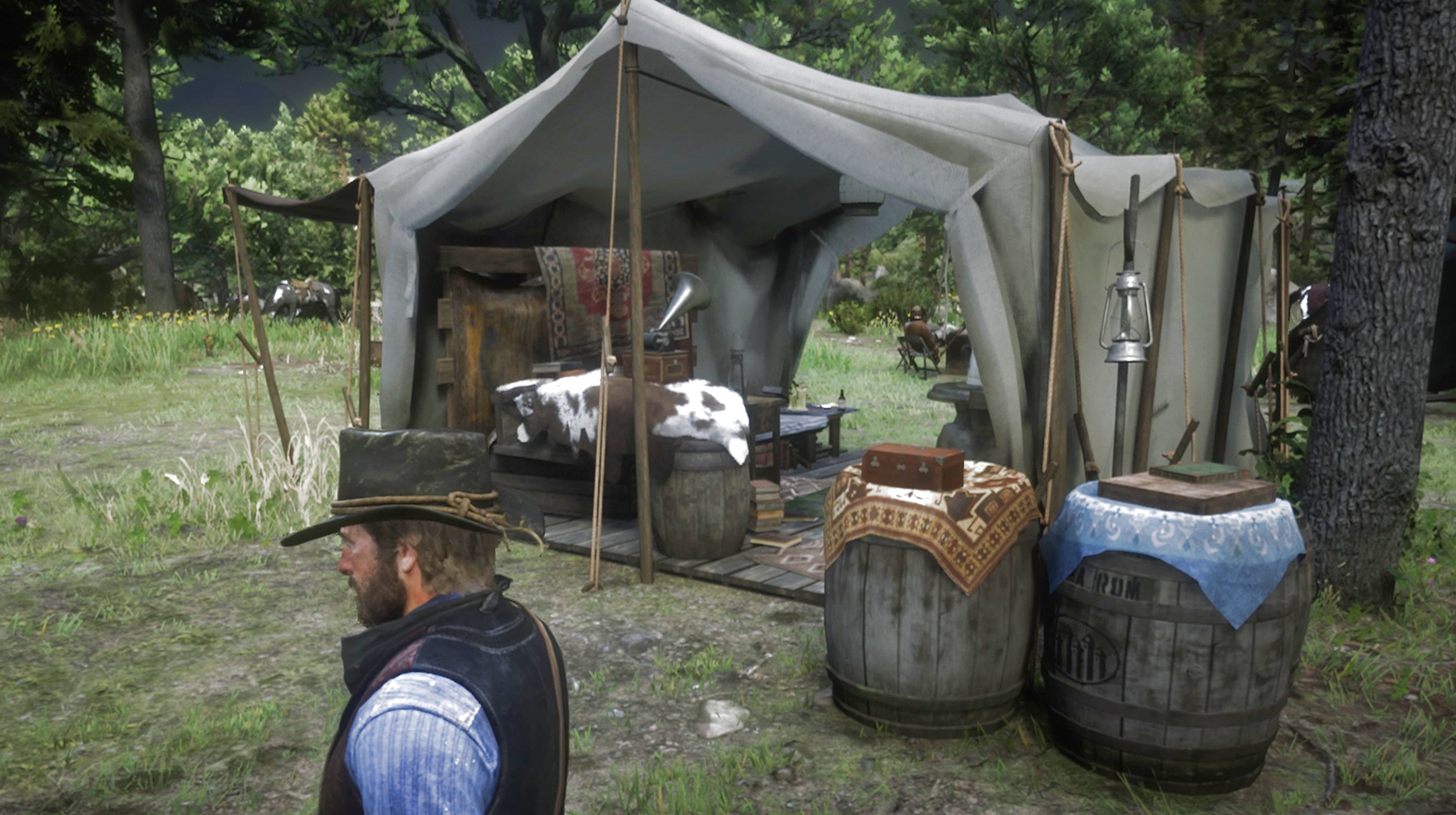 Red Dead Redemption 2 Lager verbessern und Lederbearbeitungswerkzeug freischalten Eurogamer.de