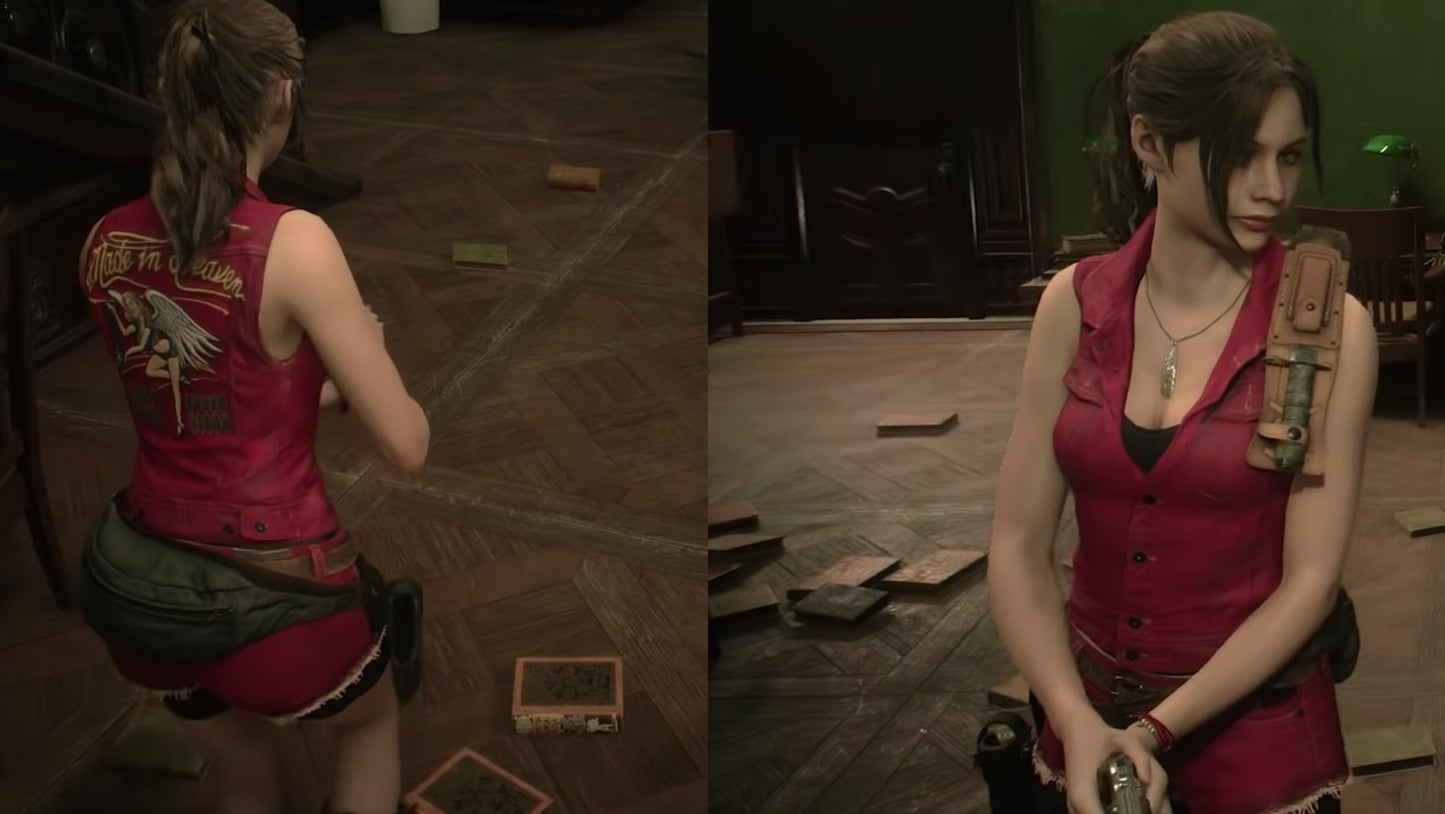 Afbeeldingen van Klassieke outfits Leon en Claire in remake Resident Evil 2