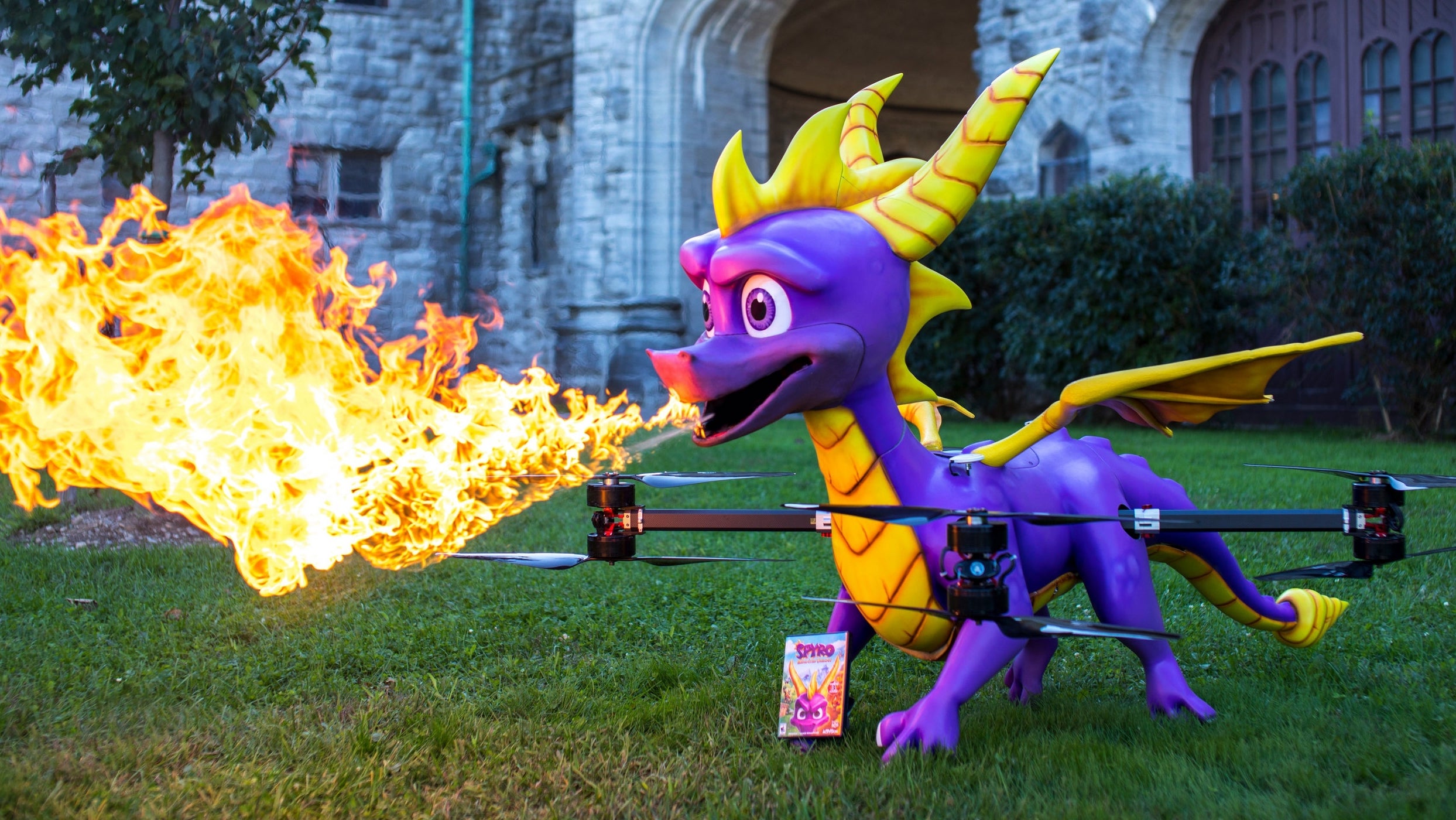 Image for A fire-breathing Spyro drone is flying across America to deliver a copy of Spyro Reignited Trilogy to Snoop Dogg