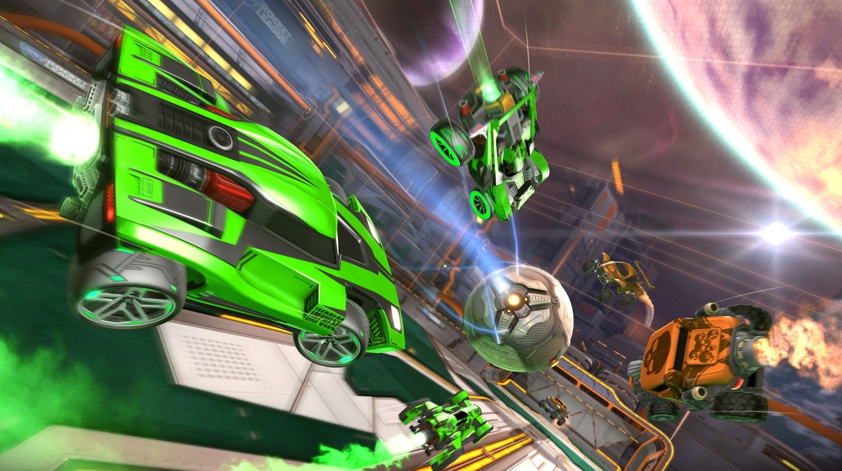 Afbeeldingen van Rocket League krijgt Xbox One X ondersteuning