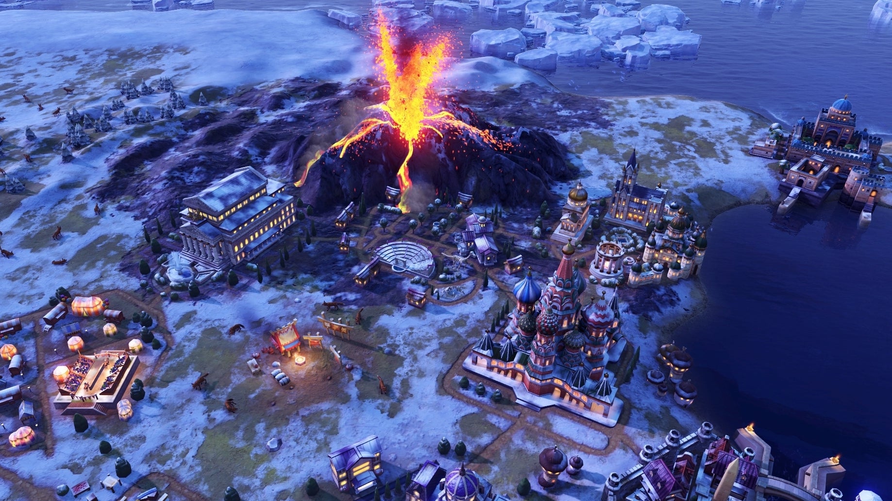 Afbeeldingen van Civilization 6: Gathering Storm DLC draait om klimaatverandering