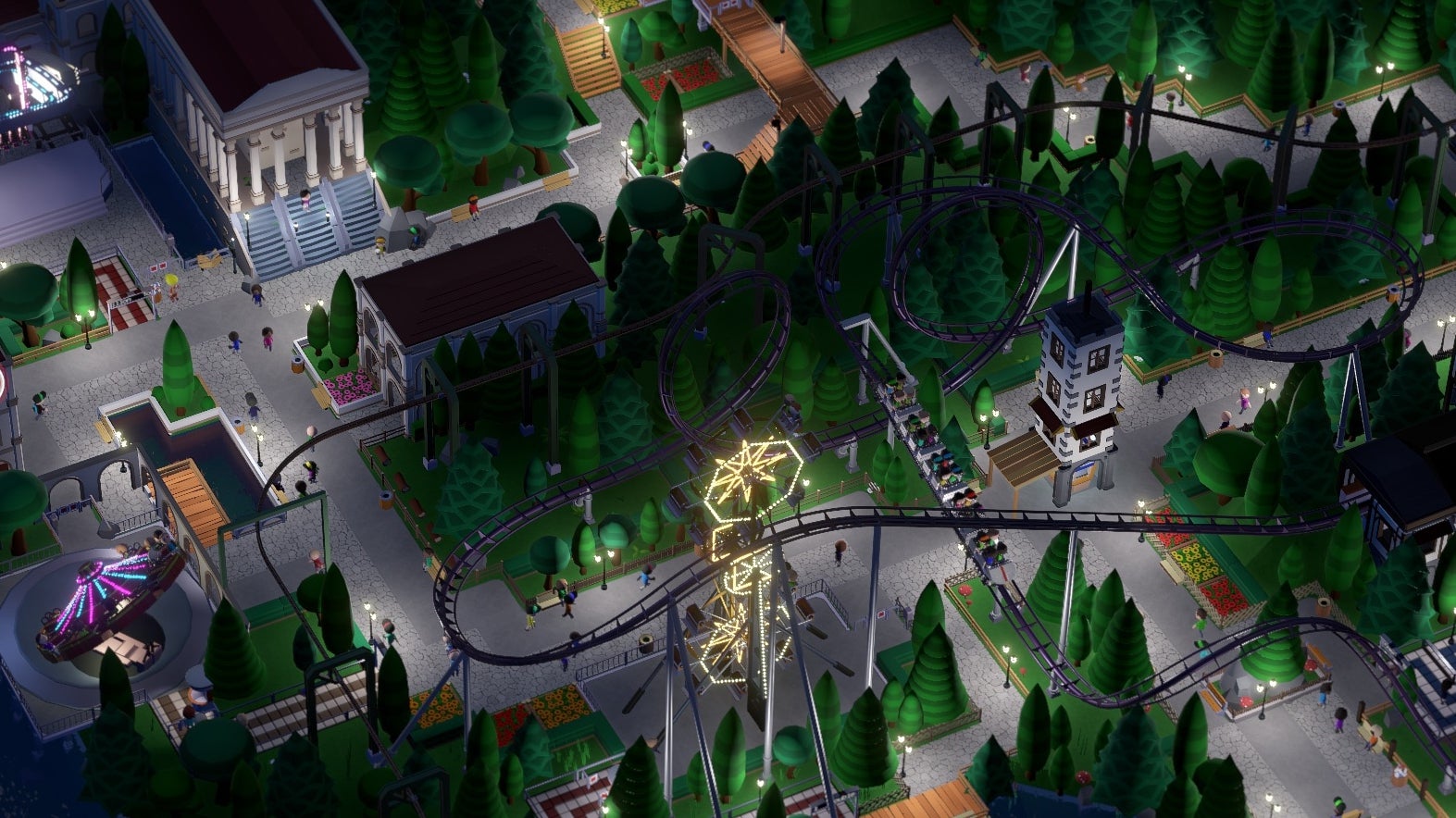 Image for Parkitect review - the finest theme park sim for years