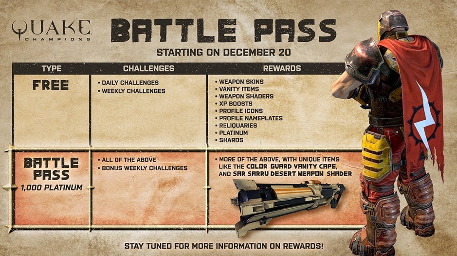 Image for Yes! Quake Champions is ditching loot boxes for a battle pass