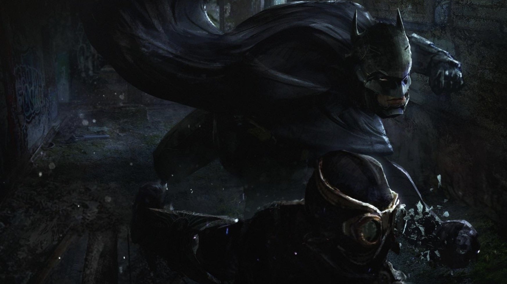 Obrazki dla Grafiki koncepcyjne sugerują istnienie gry na podstawie komiksu Batman: Trybunał Sów