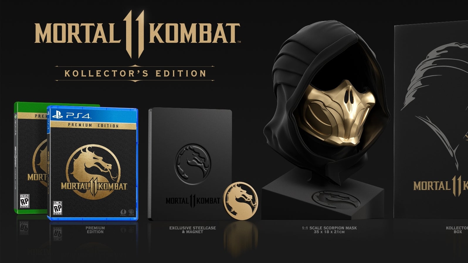 Afbeeldingen van Mortal Kombat 11: Kollector's Edition en eerste fighters onthuld