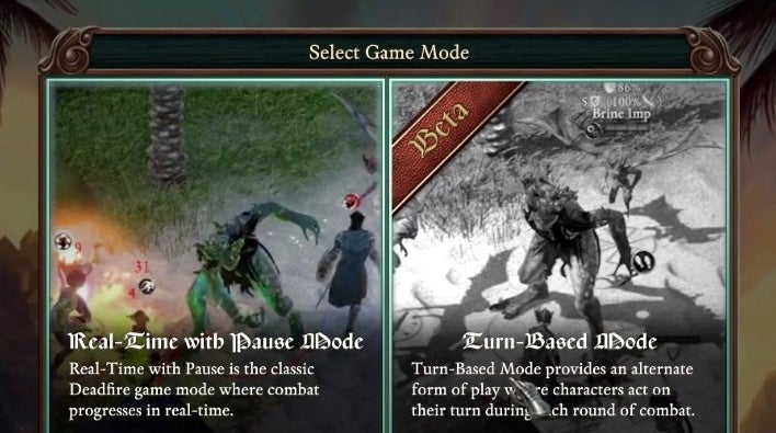 Image for Pillars of Eternity 2: Deadfire getting a full-on turn-based mode this week