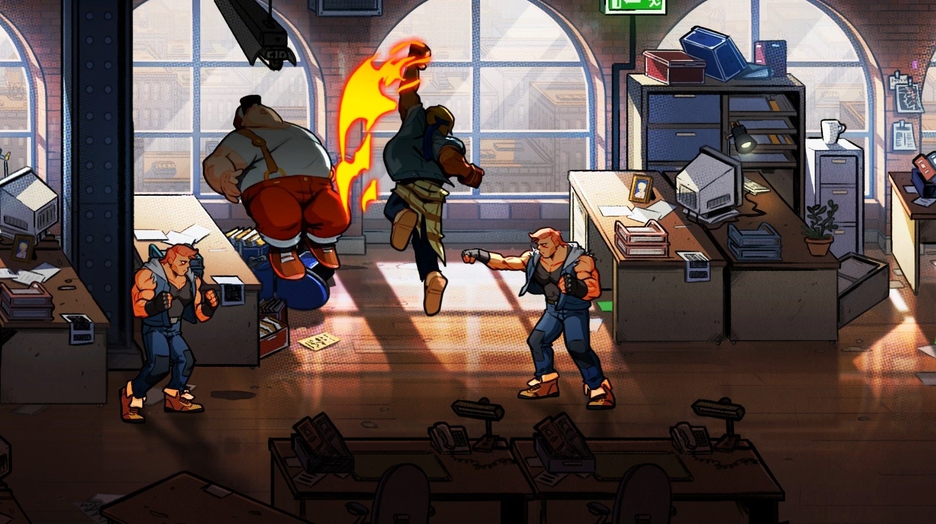 Image for First Streets of Rage 4 gameplay trailer shows off fiery fists of fury