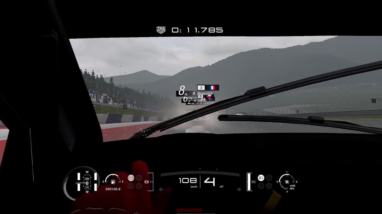 Imagem para Gran Turismo Sport - Primeiro gameplay com chuva