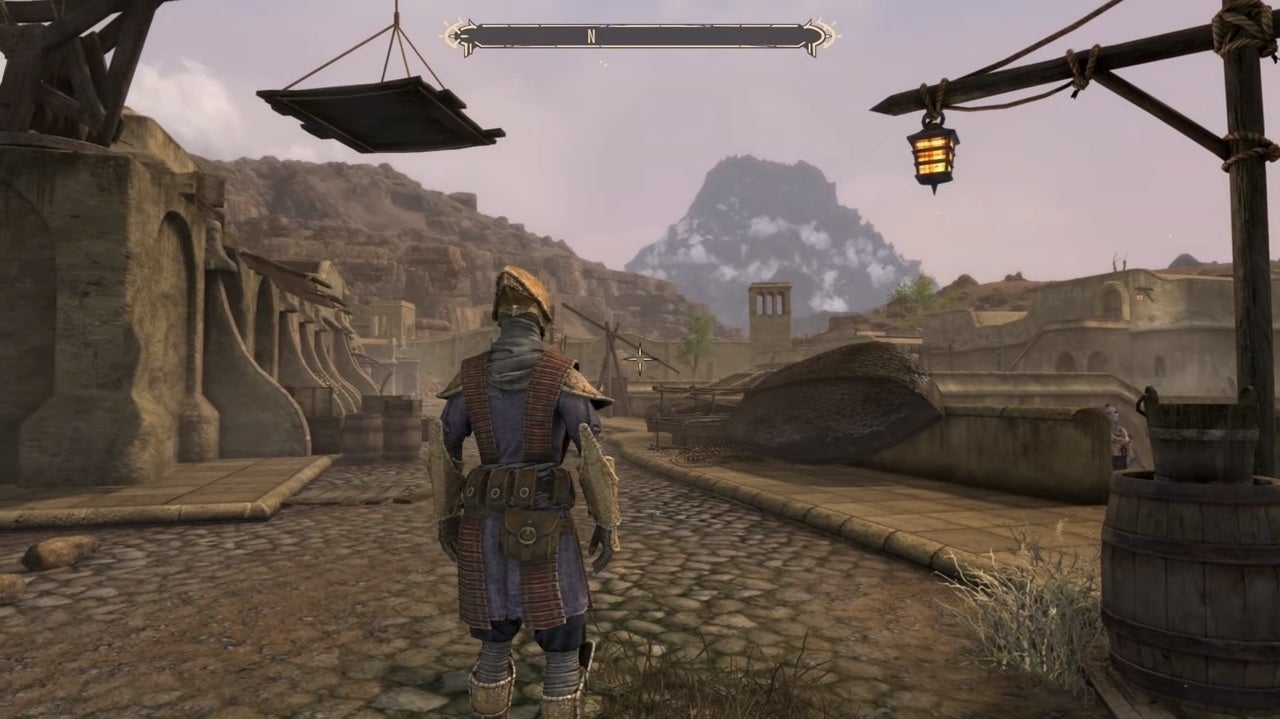 Image for New Skywind gameplay shows just how impressive the Morrowind rebuilt in Skyrim mod is shaping up to be