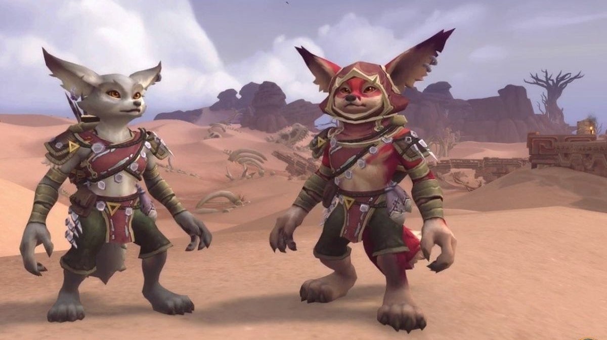 Afbeeldingen van World of Warcraft patch 8.3 introduceert twee nieuwe rassen