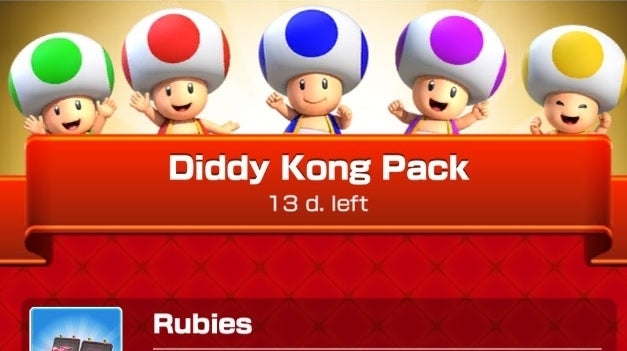 Image for Mario Kart Tour update includes atrocious £39 pack that unlocks Diddy Kong