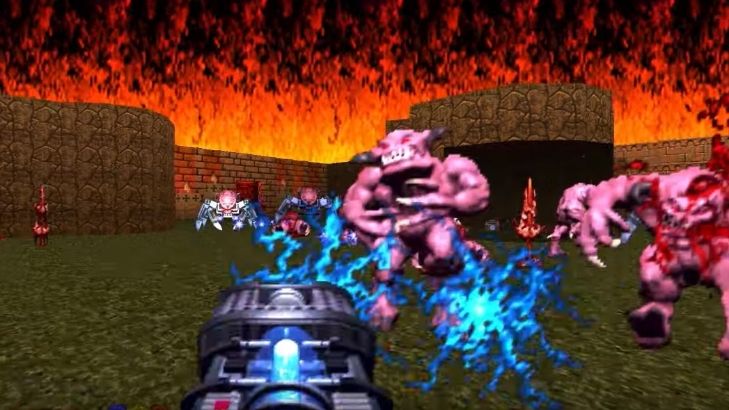 Imagen para id muestra la versión de Doom 64 para plataformas actuales