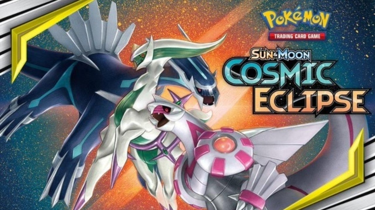 Afbeeldingen van WIN 5 Pokémon TCG Sun & Moon - Cosmic Eclipse booster packs