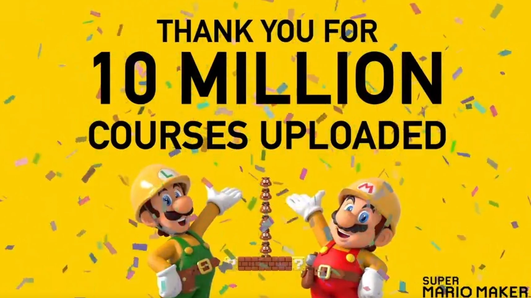 Bilder zu 10 Millionen Kurse erstellt: Ab sofort dürft ihr deutlich mehr Mario Maker 2-Level hochladen