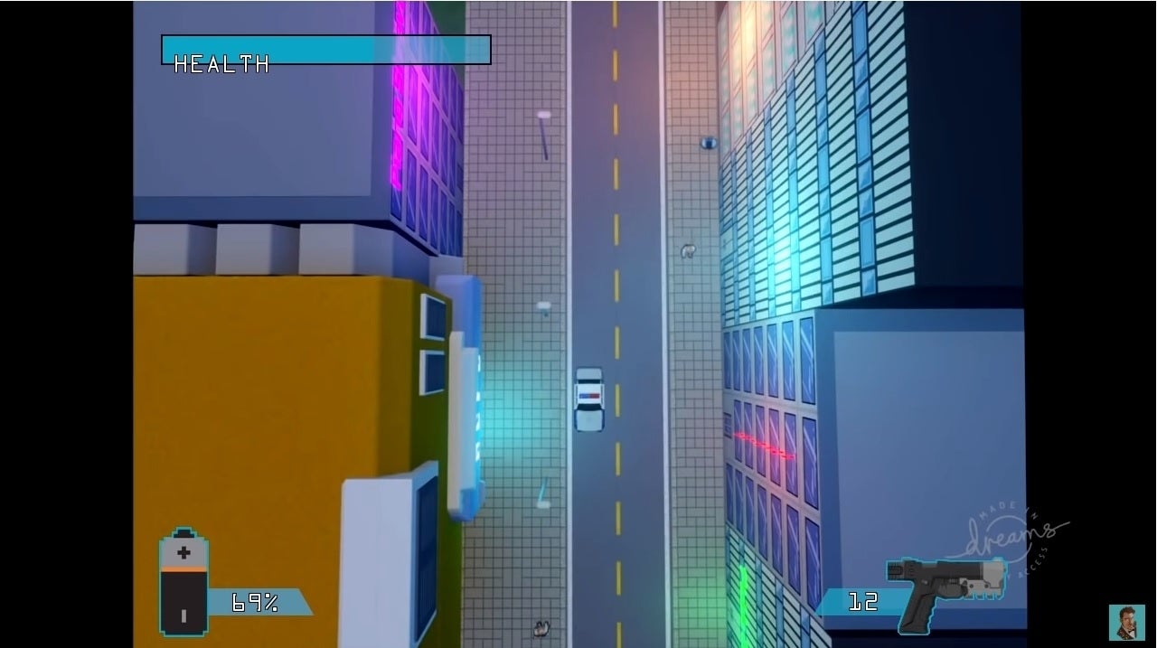 Image for Cyberpunk 2077 PSone demake takes the old-school GTA route