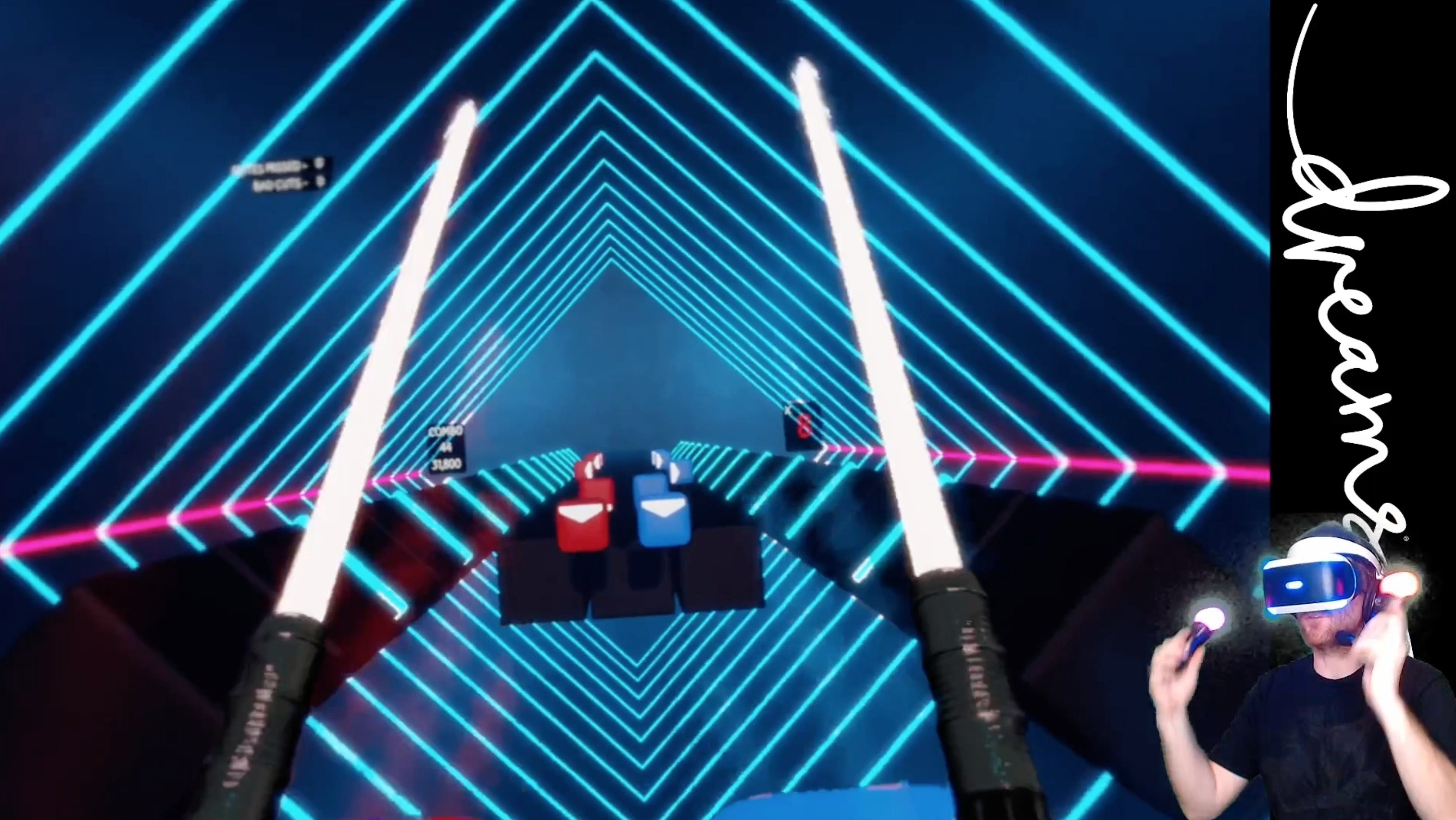 Image for Someone's remade Beat Saber in the Dreams PSVR update