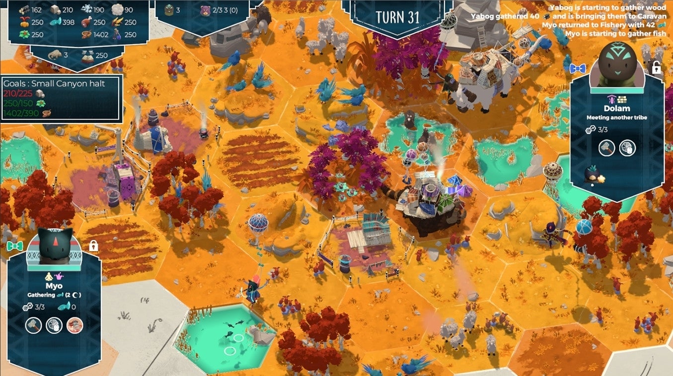 Image for As Far As The Eye is a thoughtful, soothing spin on turn-based strategy