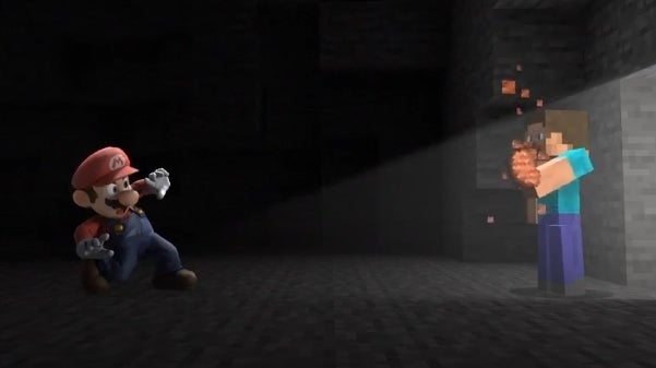 Afbeeldingen van Steve uit Minecraft komt naar Super Smash Bros. Ultimate