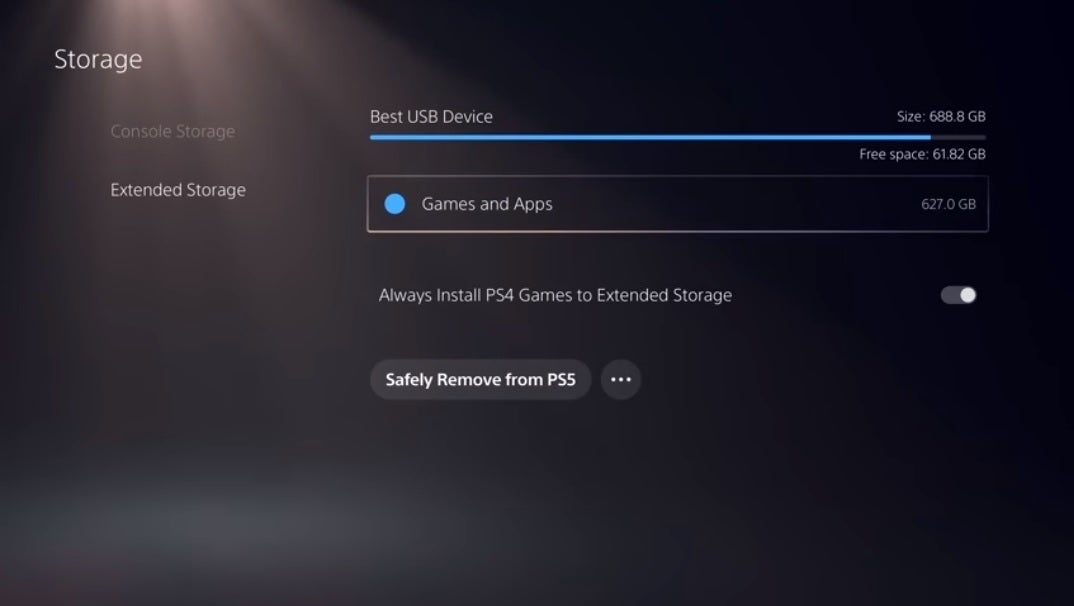 Sony exploring ways to let PS5 users store PS5 games on a USB drive in a  future update | Eurogamer.net