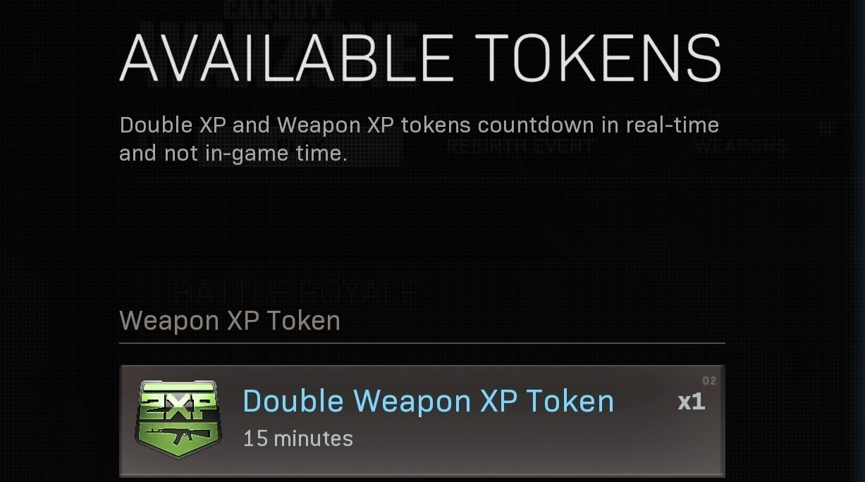 Imagem para Tokens XP de Call of Duty: Modern Warfare já não podem ser usados em Warzone