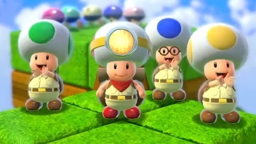 Imagem para Super Mario 3D World + Bowser's Fury terá Captain Toad cooperativo para 4 jogadores