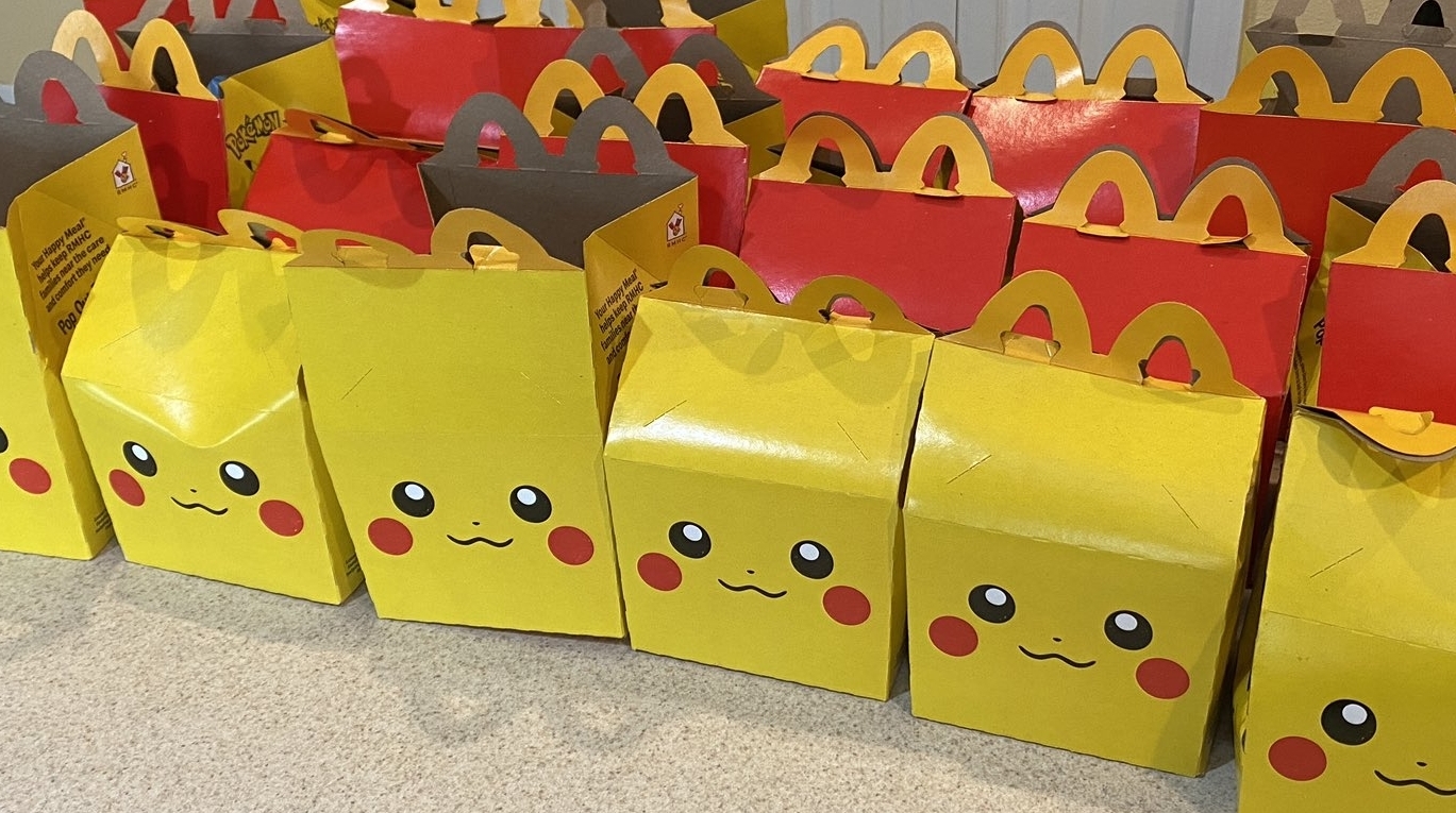 Box Only McDonalds Pokemon 2021 Promo Happy Meal Pikachu Box 25th Anniversary 