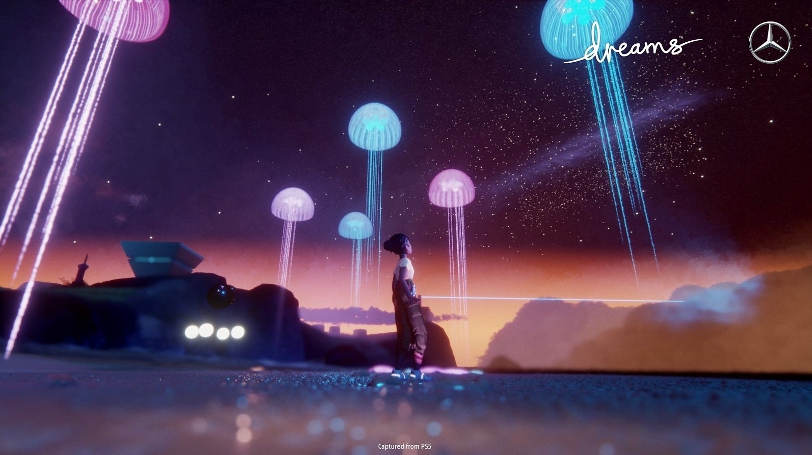 Immagine di Dreams e Mercedes collaborano creando un videogioco ambientato in un'utopia nel 2078