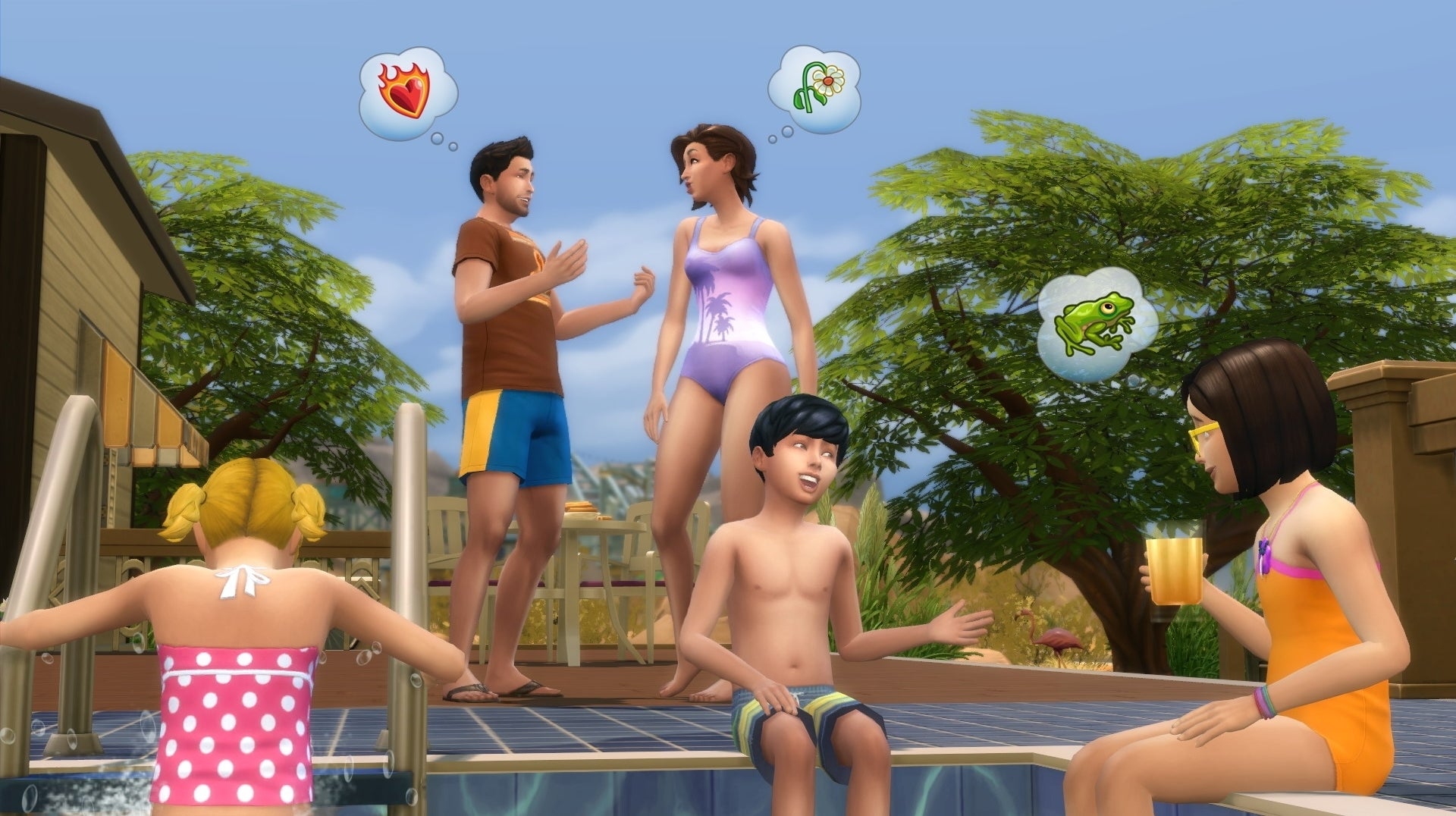 Afbeeldingen van Scenario's toegevoegd aan De Sims 4