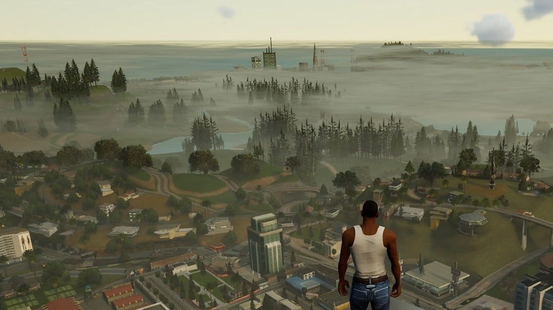 Image for GTA Trilogy San Andreas adds ground fog option to improve visuals