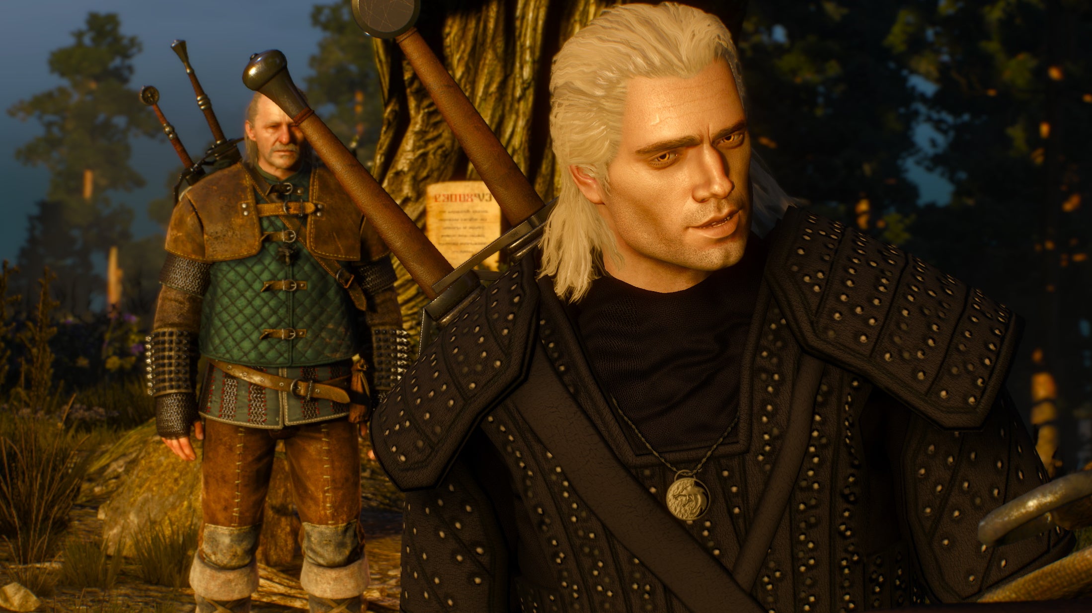 Obrazki dla Geralt w stroju z serialu Netflixa - nowy mod do Wiedźmina 3