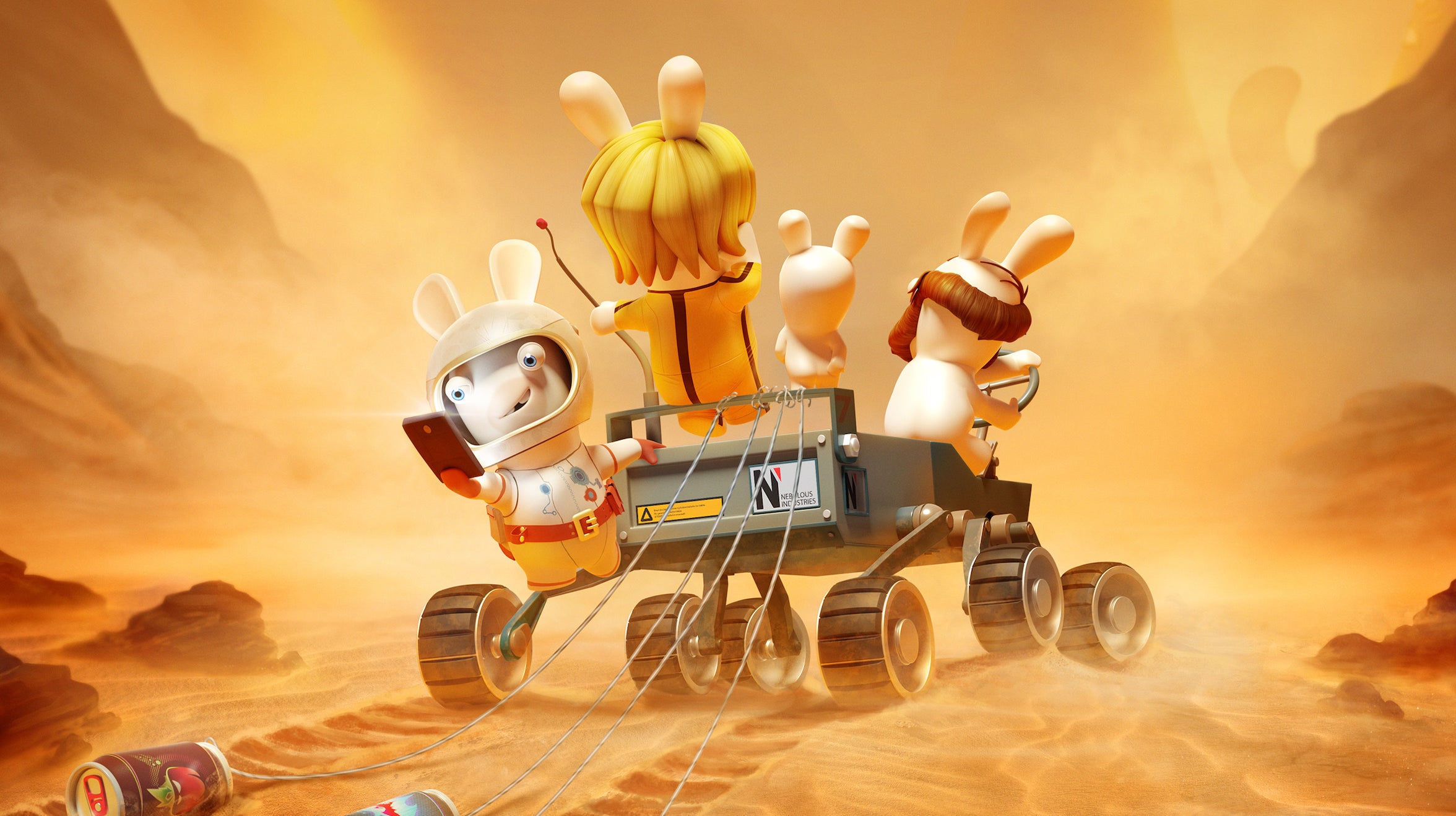 Image for Rabbids head to Mars on Netflix next month