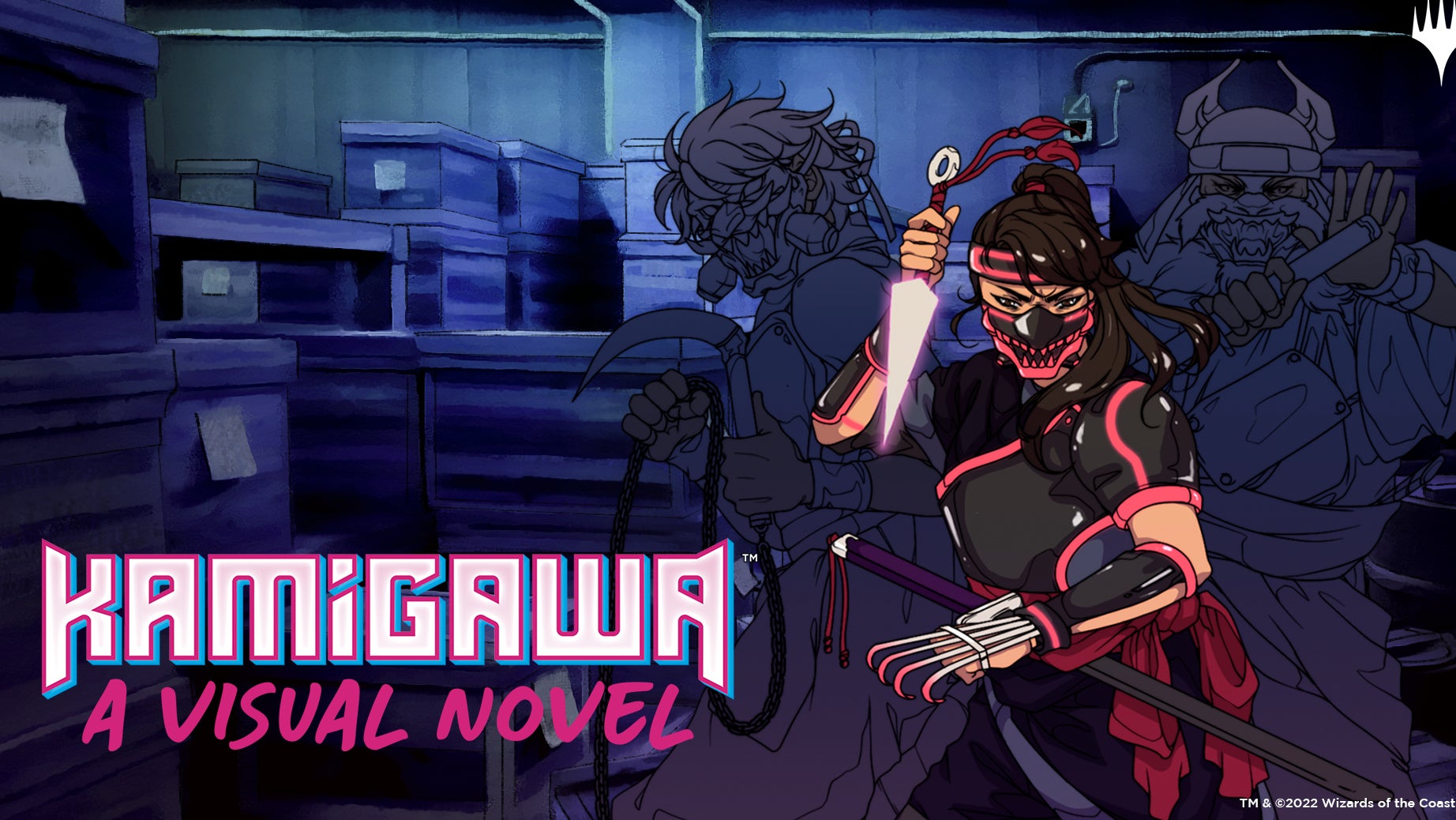Imagen para Magic: The Gathering nos presenta el mundo de su expansión de samuráis cyberpunk a través de una novela visual