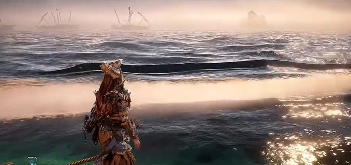 Image for Horizon Forbidden West má fantastické vlny i řeku
