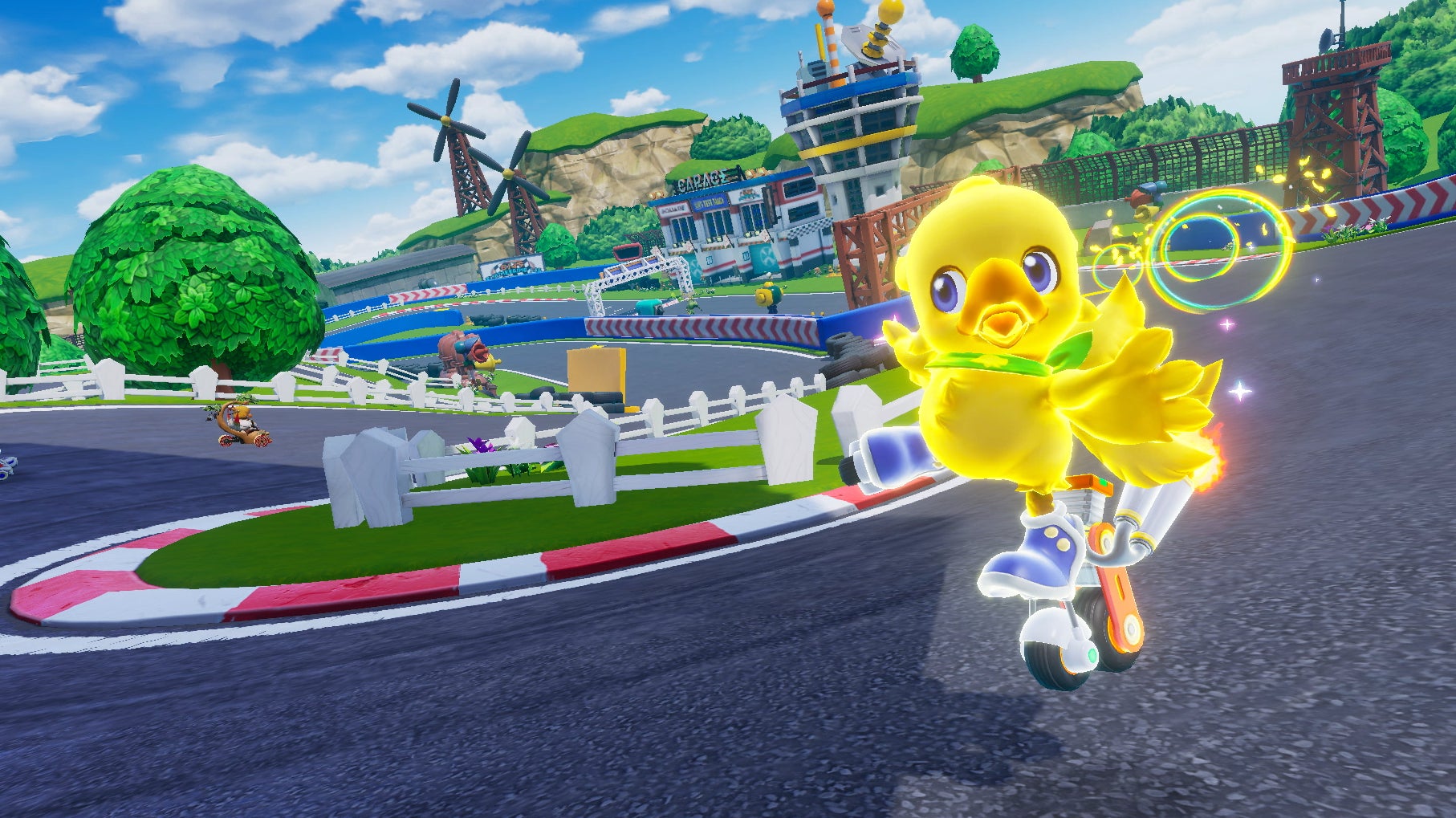Image for Chocobo GP has its own Rainbow Road
