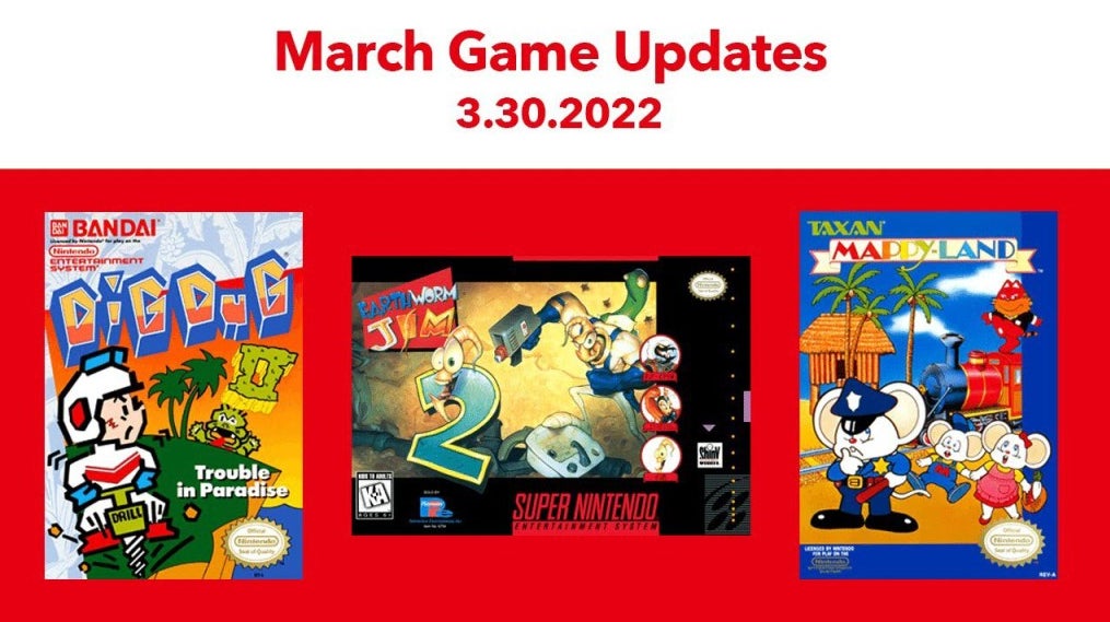 Imagen para Nintendo confirma los juegos de Nintendo Switch Online del mes de marzo