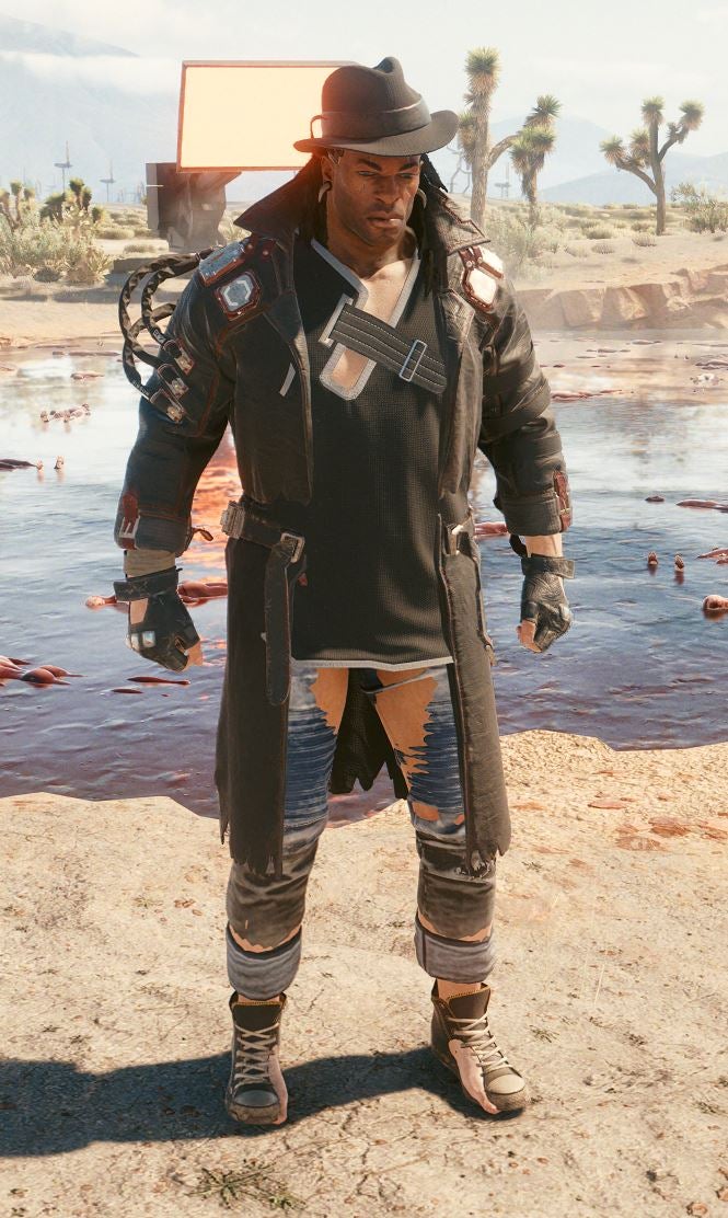 Cyberpunk 2077 modder restores early character placeholders - 68
