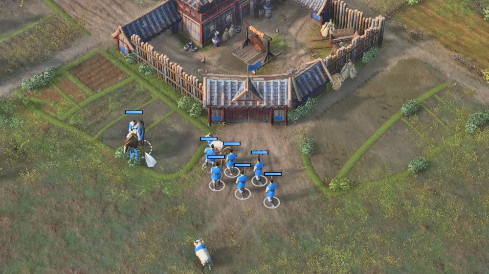 Obrazki dla Age of Empires 4 - robotnicy, Villager: rekrutacja nowych wieśniaków