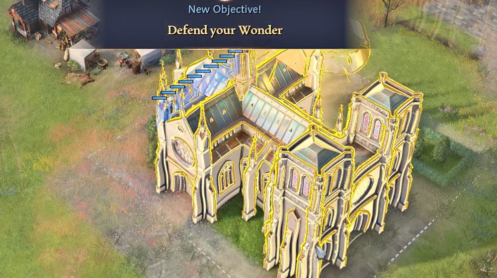Obrazki dla Age of Empires 4 - Wonder, cud: budowa i obrona