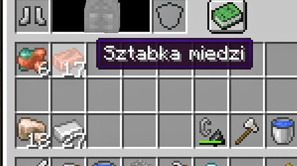 Obrazki dla Minecraft - miedź: jak zdobyć, lokalizacja