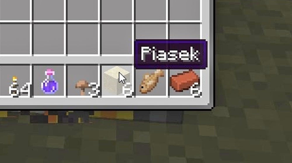 Obrazki dla Minecraft - piasek: gdzie znaleźć, wydobycie