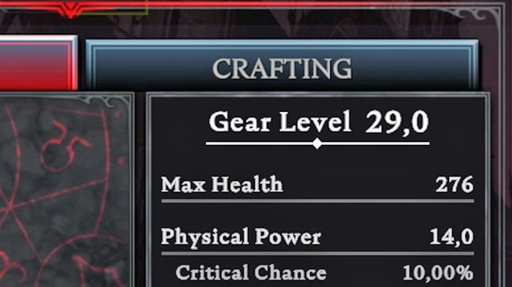 Obrazki dla V Rising - gear level: jak zwiększyć poziom, wpływ na rozgrywkę