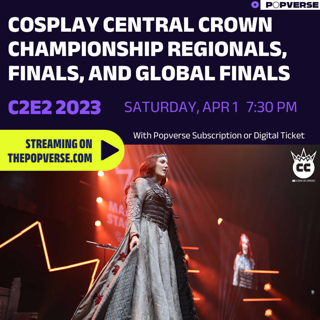 Image for Livestream the Cosplay Central Crown Championship from C2E2 '23
