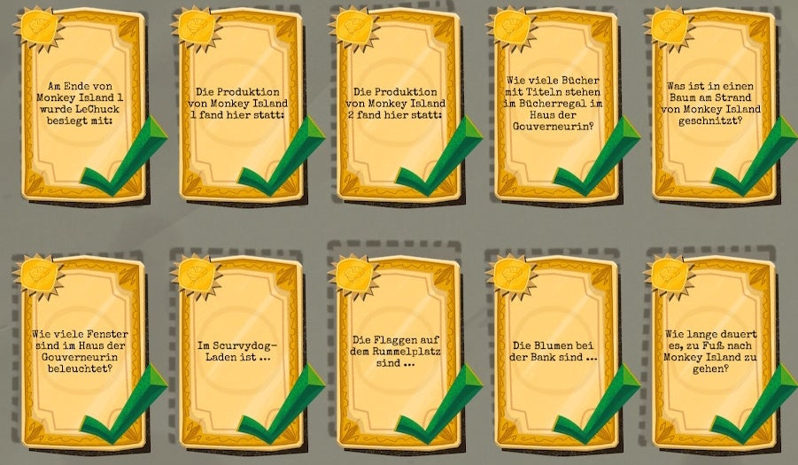 Bilder zu Return to Monkey Island: Alle Antworten für die Quizfragen der Trivia-Karten und Belohnung