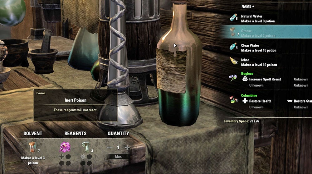 Obrazki dla Elder Scrolls Online - alchemy: tworzenie mikstur i trucizn