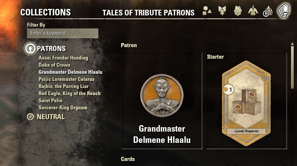 Obrazki dla Elder Scrolls Online - Tales of Tribute: jak zdobyć nowe karty
