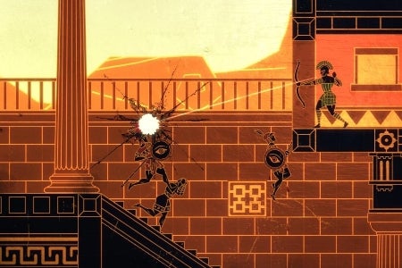 Image for Apotheon resembles a 2D God of War styled after ancient pottery paintings