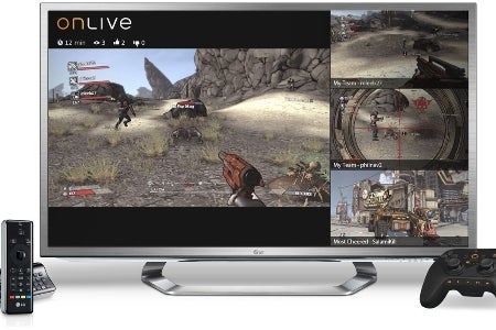 Image for OnLive launches on LG's Google TVs