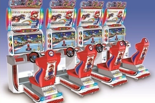 Imagen para Imágenes de la recreativa de Mario Kart en alta definición