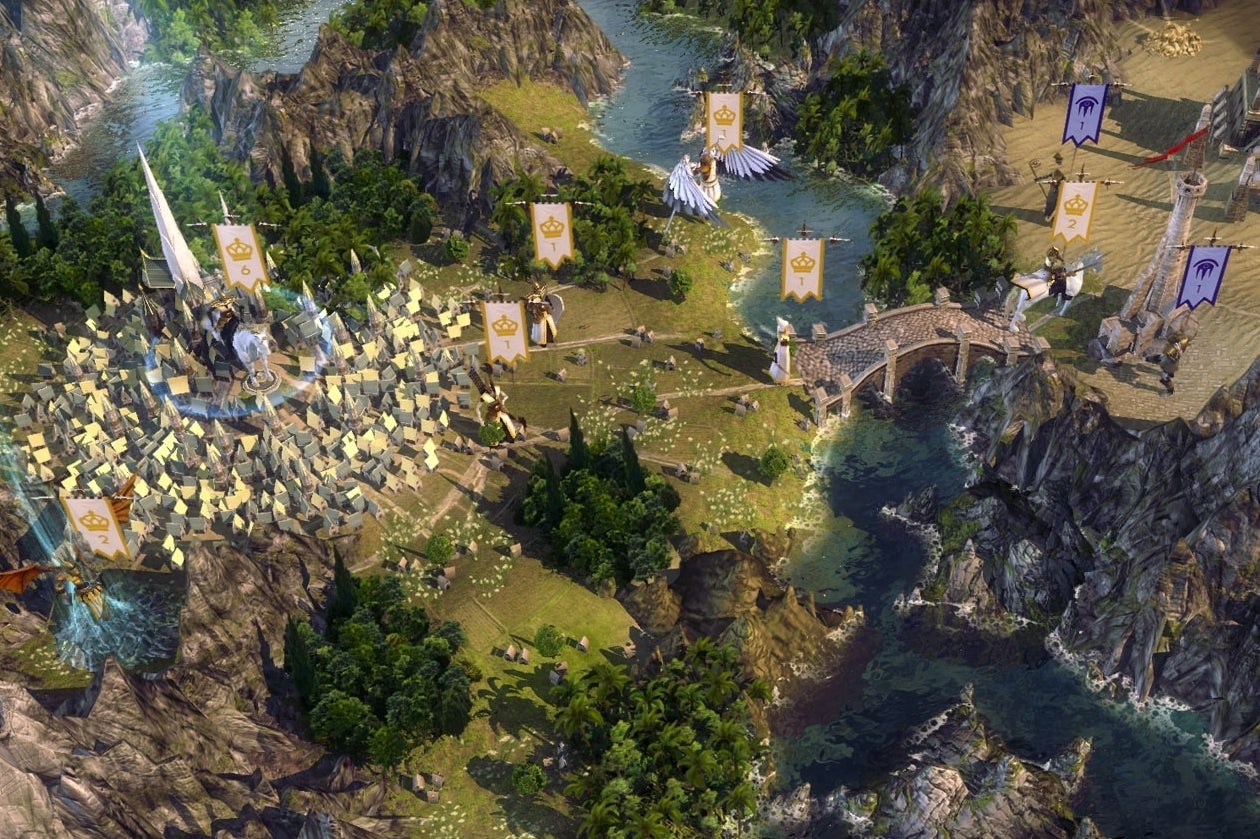 Afbeeldingen van Age of Wonders III in ontwikkeling